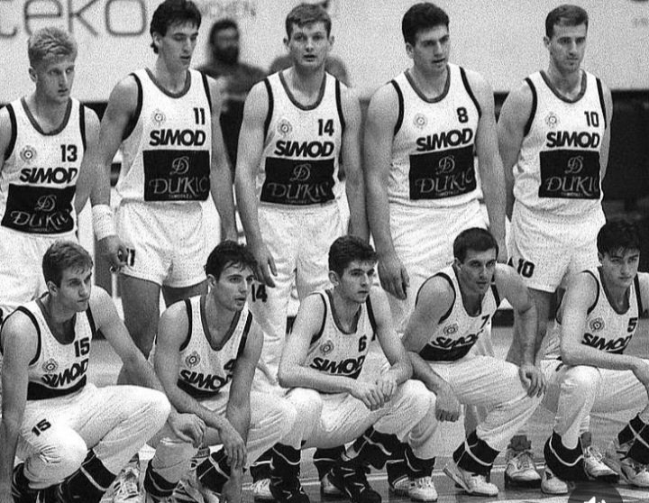 Ekipa KK Partizan iz sezone 1990/91